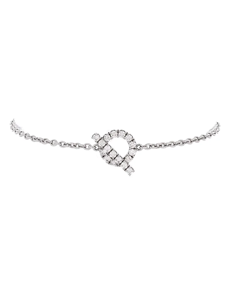 Pre-Owned Finesse Bracelet 18K White Gold and Diamonds