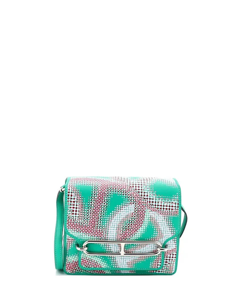 Pre-Owned Roulis Leather Crossbody by Hermes