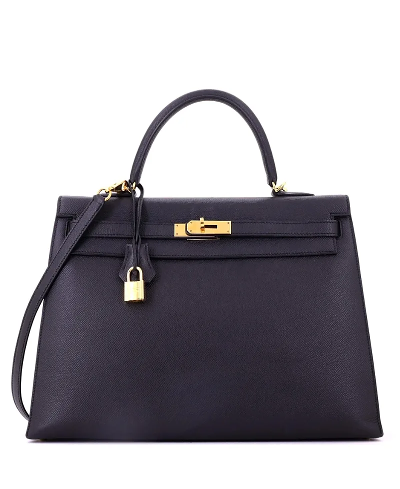 Pre-Owned Kelly 35 Epsom Satchel by Hermes