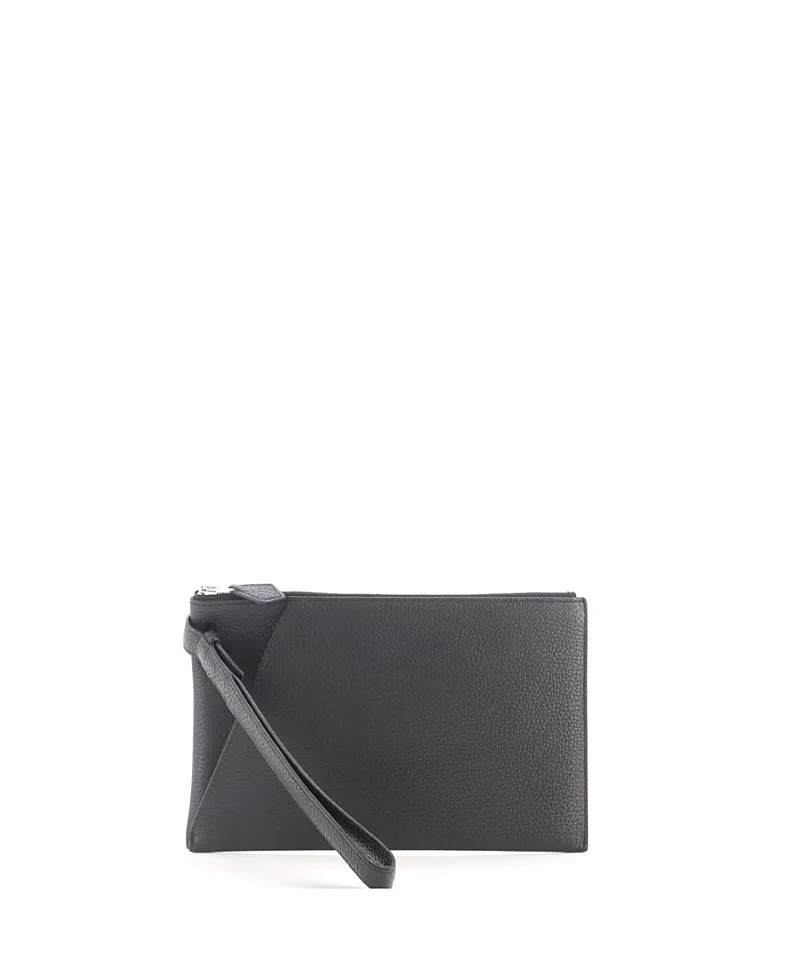 Pre-Owned 24 Cabavertige Leather Pouch by Hermes