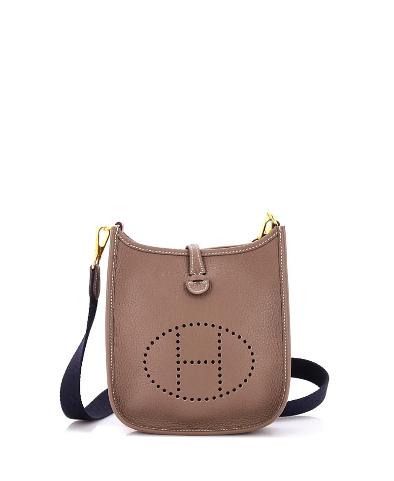 Pre-Owned Evelyne Mini Clemence Crossbody by Hermes