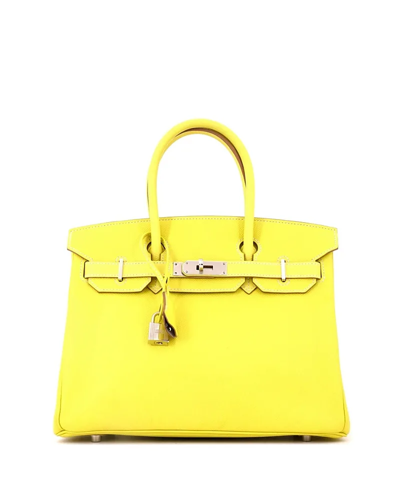 Pre-Owned Candy 30 Epsom Leather Satchel by Hermes