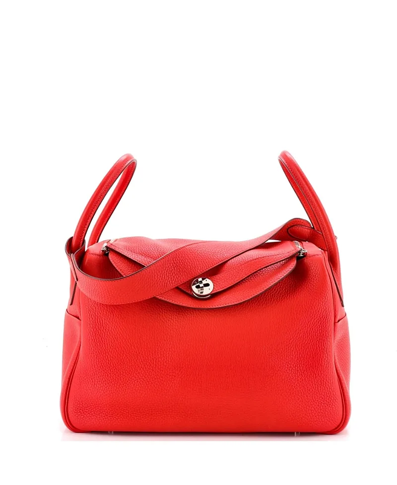 Pre-Owned Lindy Leather Satchel by Hermes