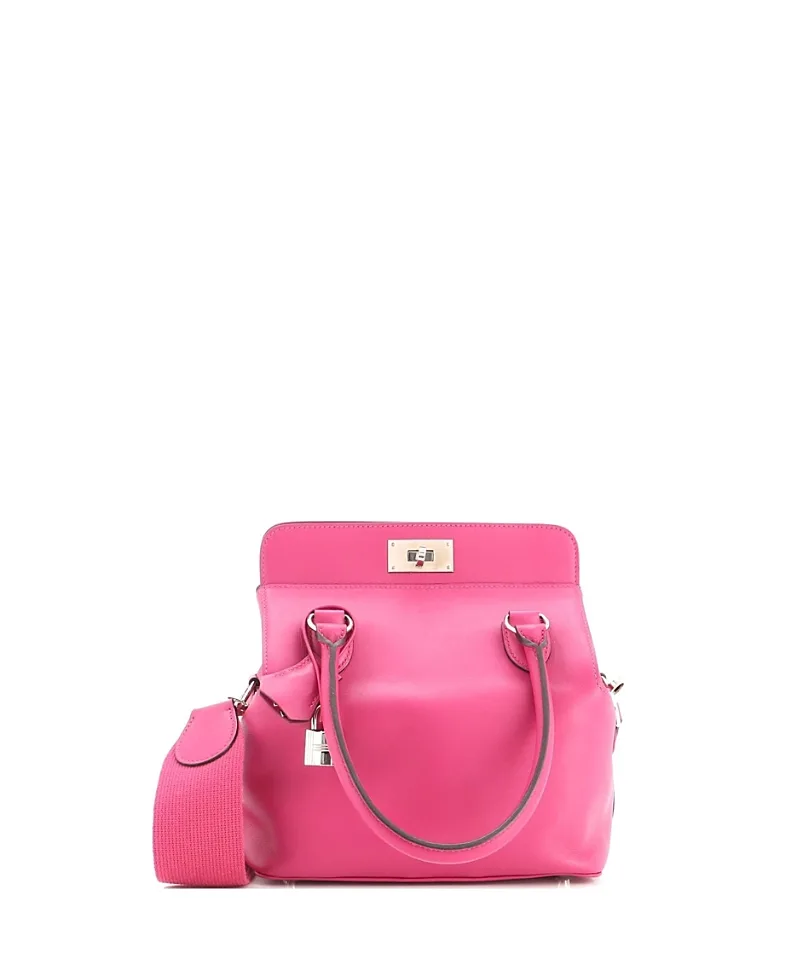 Pre-Owned Toolbox Mini Leather Satchel by Hermes