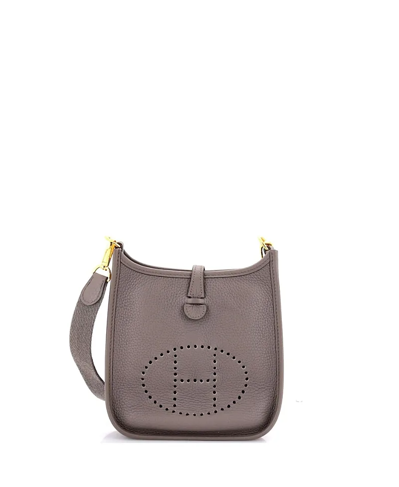 Pre-Owned Evelyne Mini Clemence Leather Crossbody