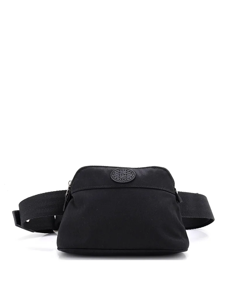 Pre-Owned Bolide Mini Canvas & Leather Belt Bag by Hermes