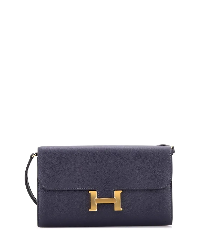Pre-Owned Constance to Go Mini Convertible Leather Wallet by Hermes