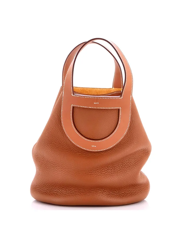 Pre-Owned In-The-Loop Clemence Leather Tote by Hermes