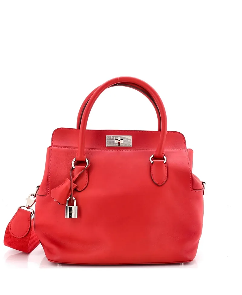 Pre-Owned Toolbox Leather Satchel by Hermes