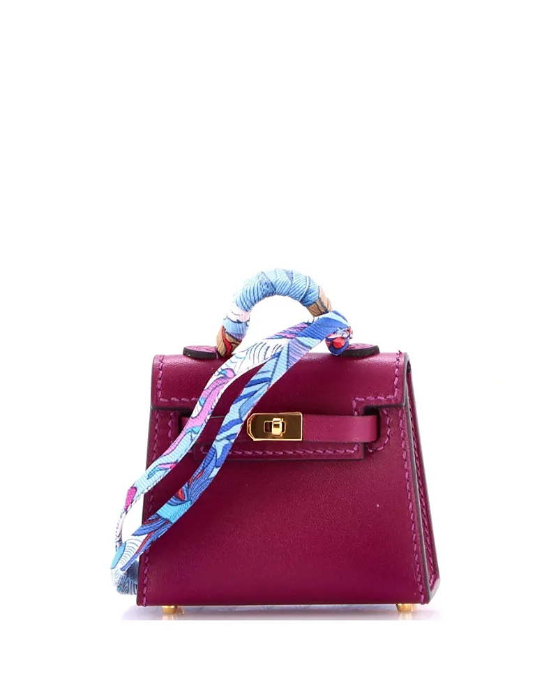 Pre-Owned Hermes Kelly Twilly Mini Bag Charm by Hermes