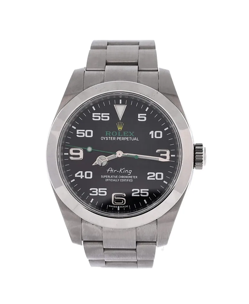 Pre-Owned Rolex Oyster Perpetual Air King Automatic Watch in Stainless Steel 40mm by Pre-owned Rolex