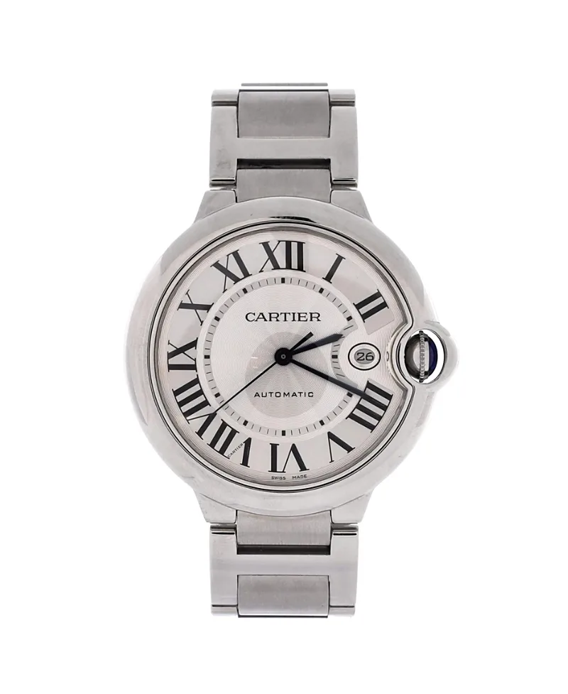 Pre-Owned Cartier Ballon Bleu De Cartier Automatic Watch in Stainless Steel 42mm by Cartier's