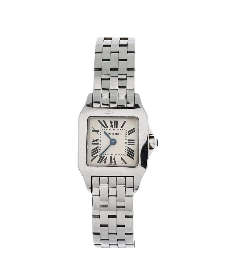 Pre-Owned Cartier Santos Demoiselle Quartz Watch in Stainless Steel 20mm by Cartier's