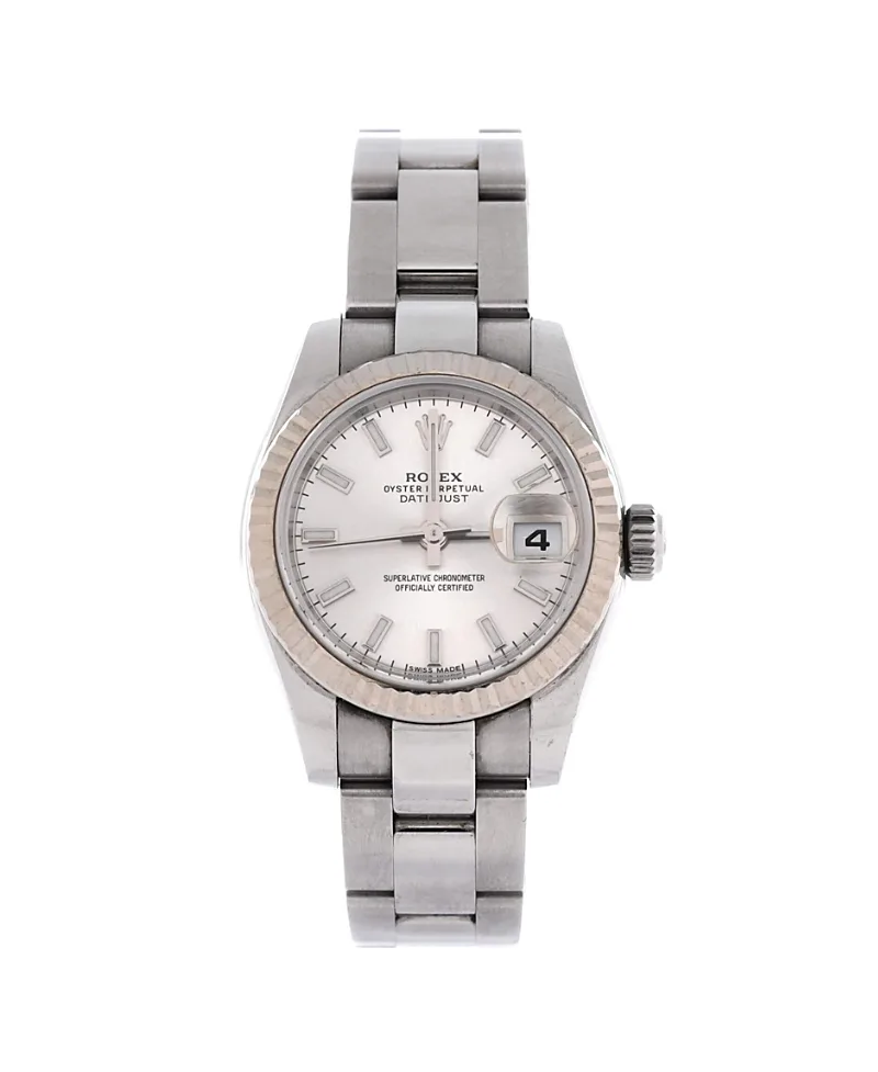 Pre-Owned Rolex Oyster Perpetual Datejust Automatic Watch in Stainless Steel and White Gold 26mm by Pre-owned Rolex