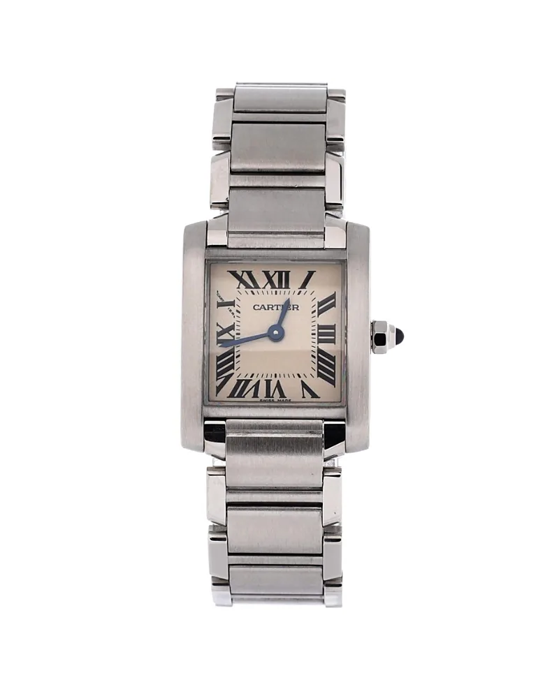 Pre-Owned Cartier Tank Francaise Quartz Watch in Stainless Steel 20mm by Cartier's