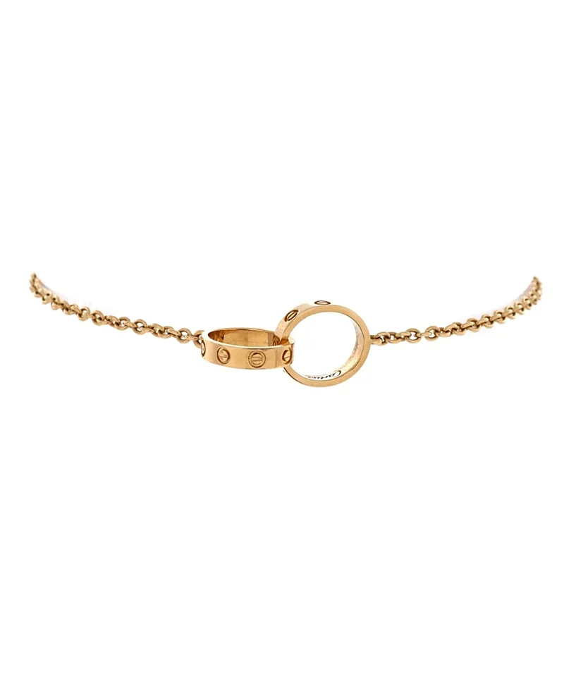 Pre-Owned Cartier Love Interlocking Bracelet 18K Gold by Cartier's
