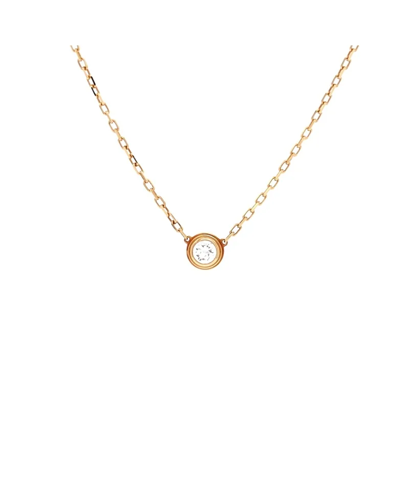 Pre-Owned Cartier Large D'Amour Pendant Necklace 18K Gold with Diamond, 16" by Cartier's