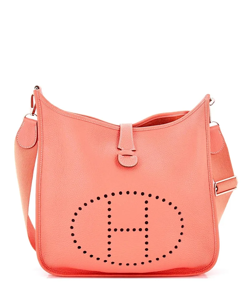 Pre-Owned Hermes Gm Evelyne Bag Gen Iii Clemence