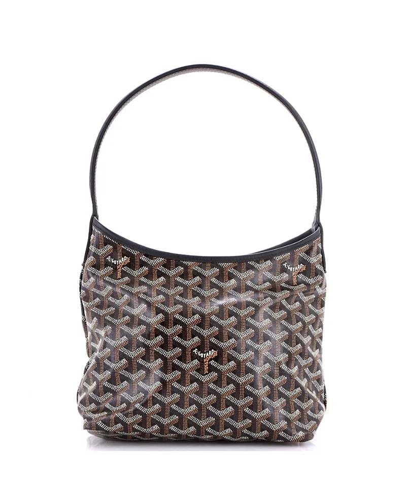 Pre-Owned Goyard Mini Boheme Hobo Coated Canvas by Pre-owned Goyard