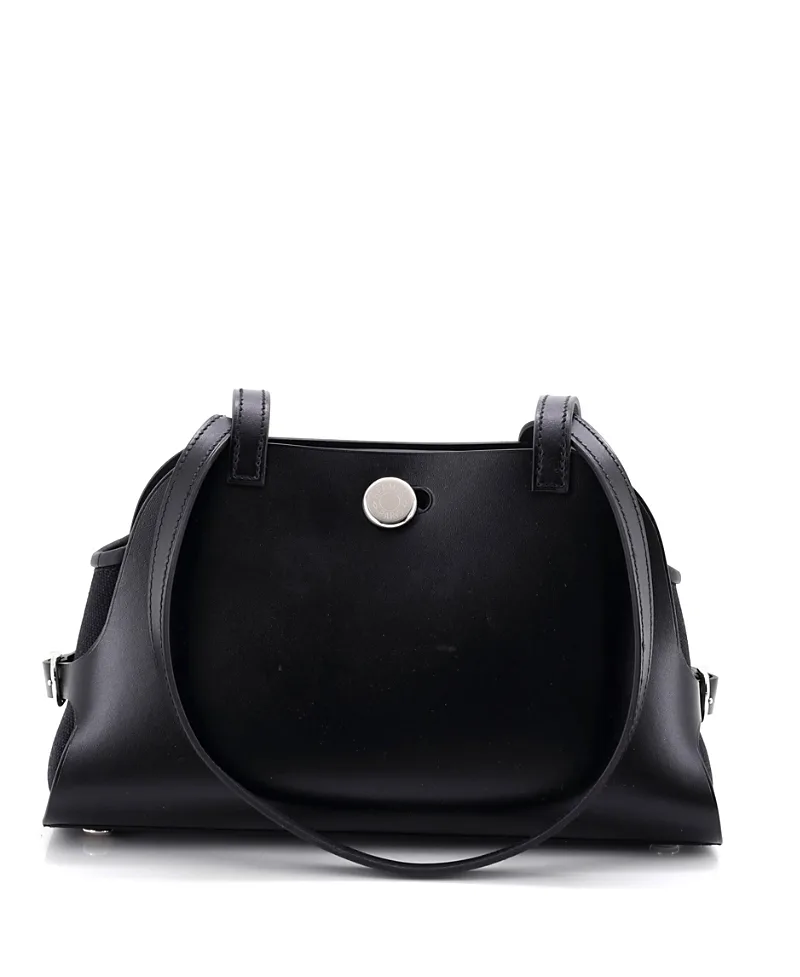 Pre-Owned Hermes Tablier Sellier Bag Vache Hunter with Swift and Toile by Hermes