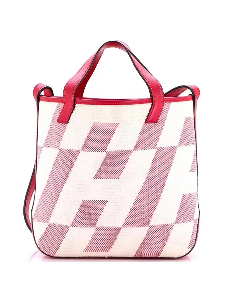 Pre-Owned Hermes 27 Cabas H En Biais Tote Canvas with Leather by Hermes