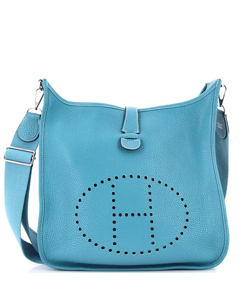 Pre-Owned Hermes Gm Evelyne Bag Gen Iii Clemence