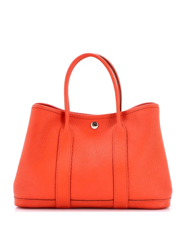 Pre-Owned 30 Garden Party Tote Leather