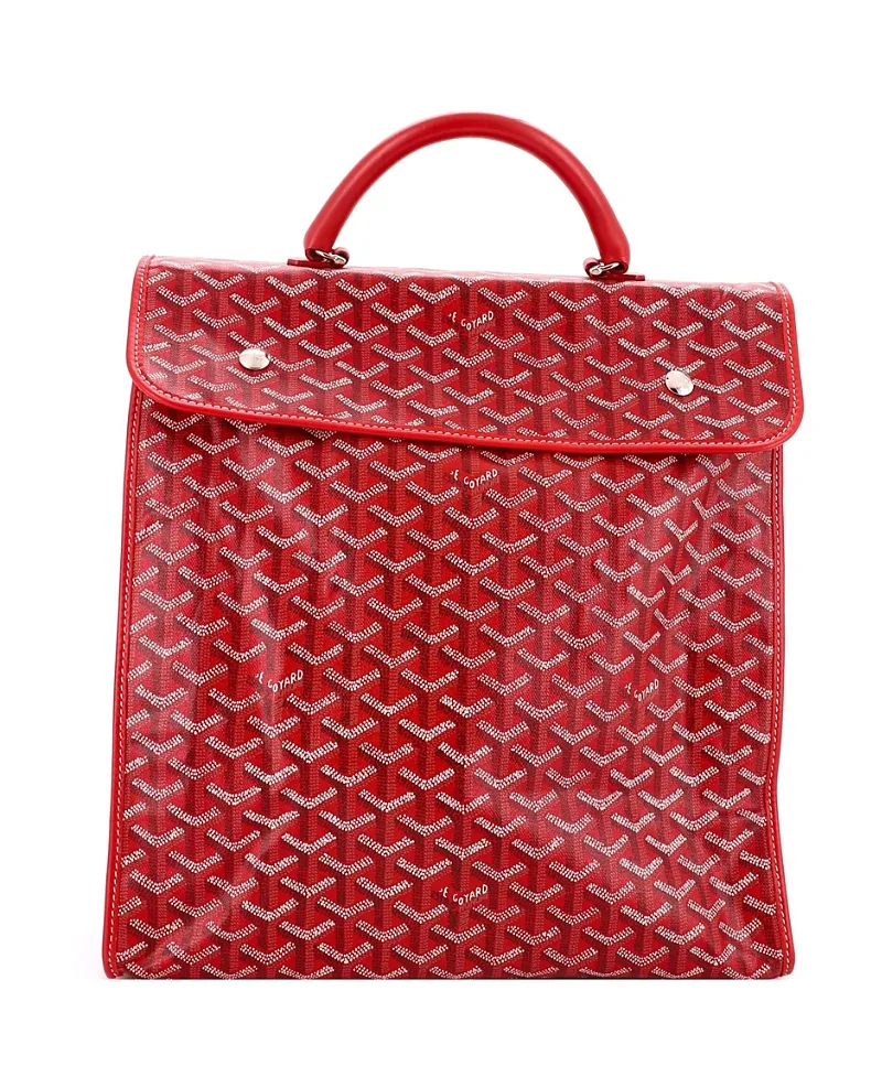 Pre-Owned Goyard Saint Leger Briefcase Backpack Coated Canvas by Pre-owned Goyard