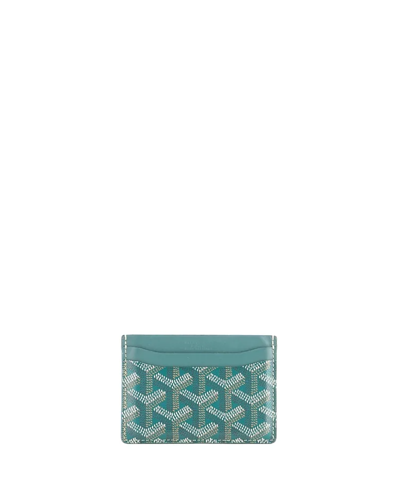 Pre-Owned Saint Sulpice Card Holder Coated Canvas by Pre-owned Goyard