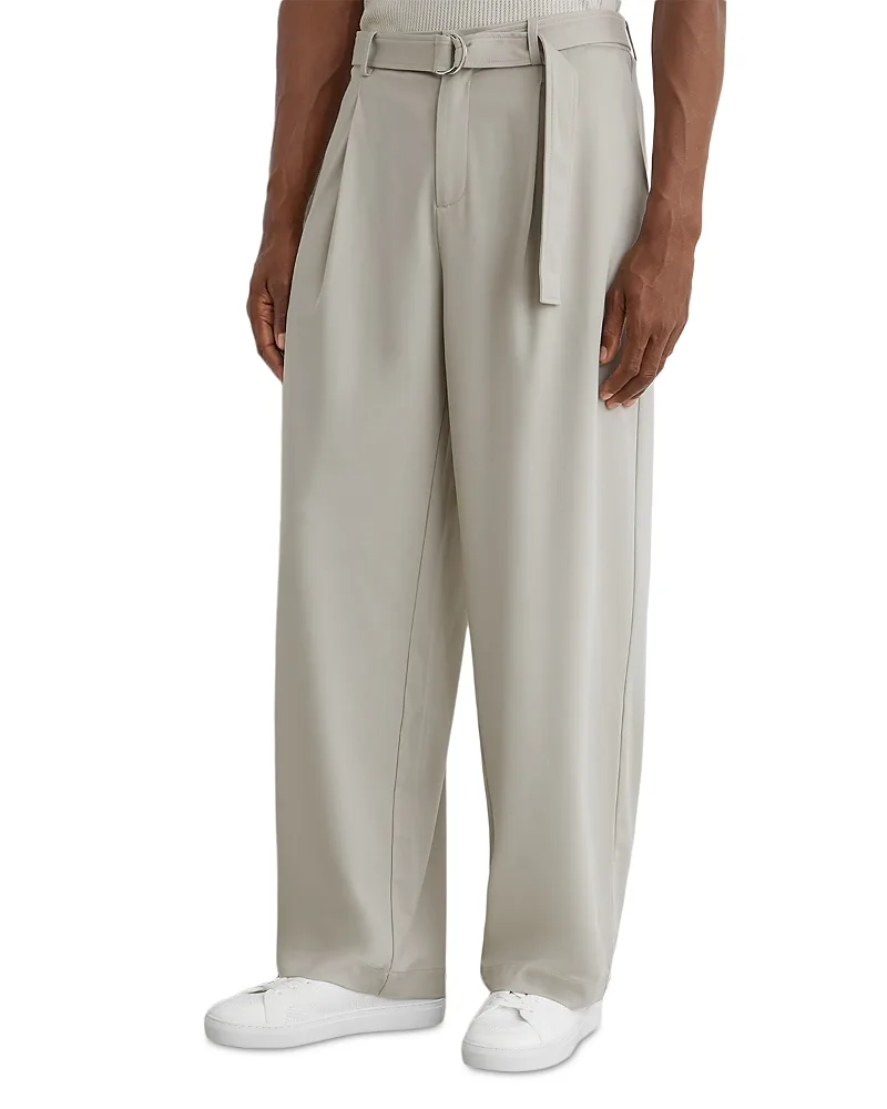 Walker Relaxed Fit Belted Trousers by Reiss