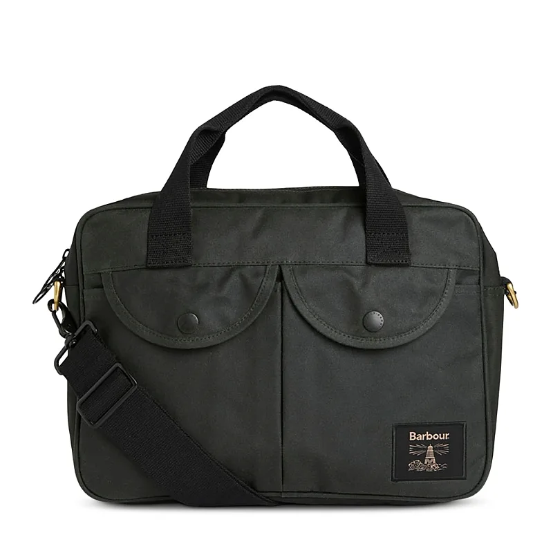 Field Wax Laptop Crossbody by Barbour