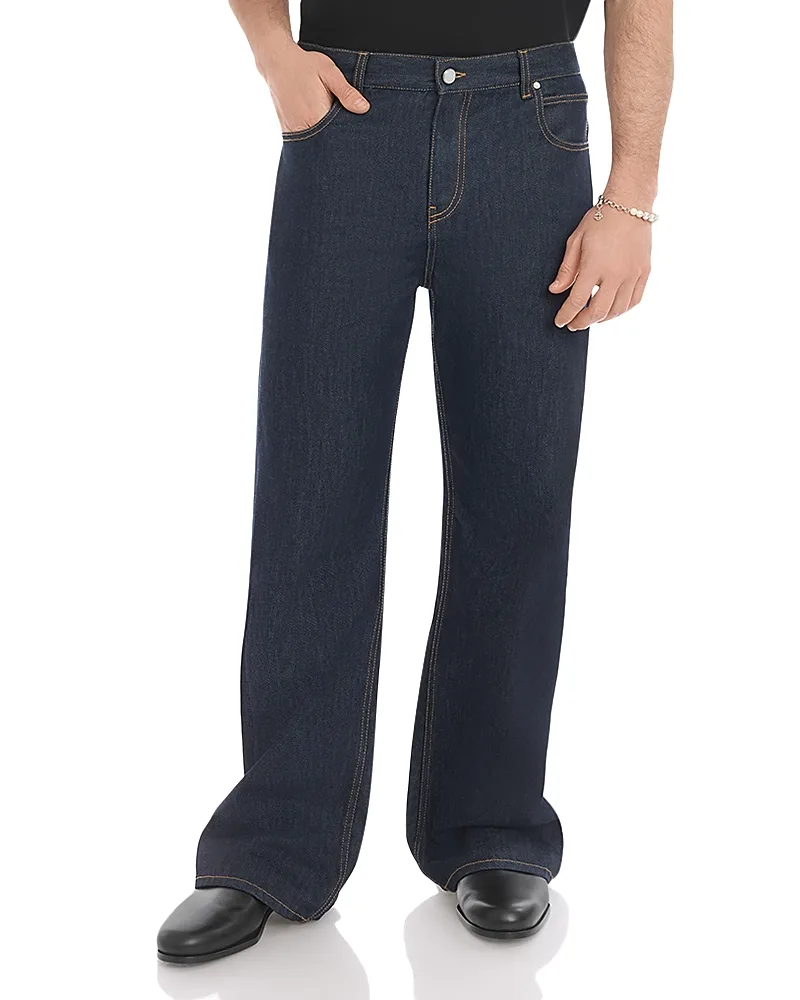 Raw Denim Baggy Jeans by Casablanca