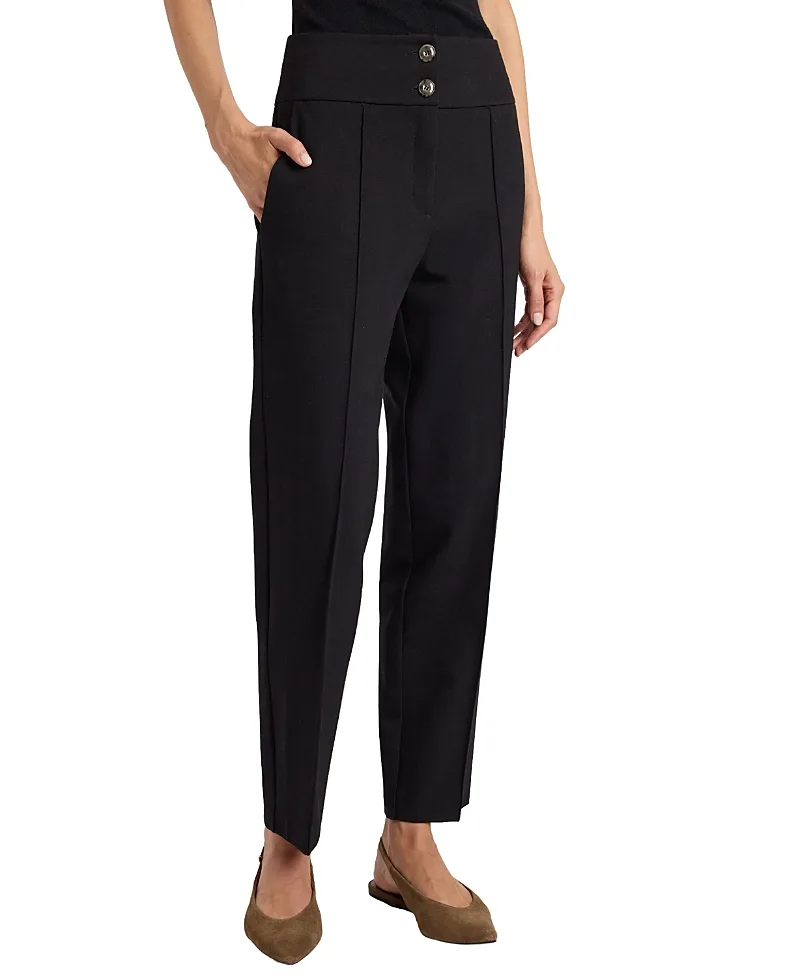 Tania Slim Pant in Stretch Punto Milano