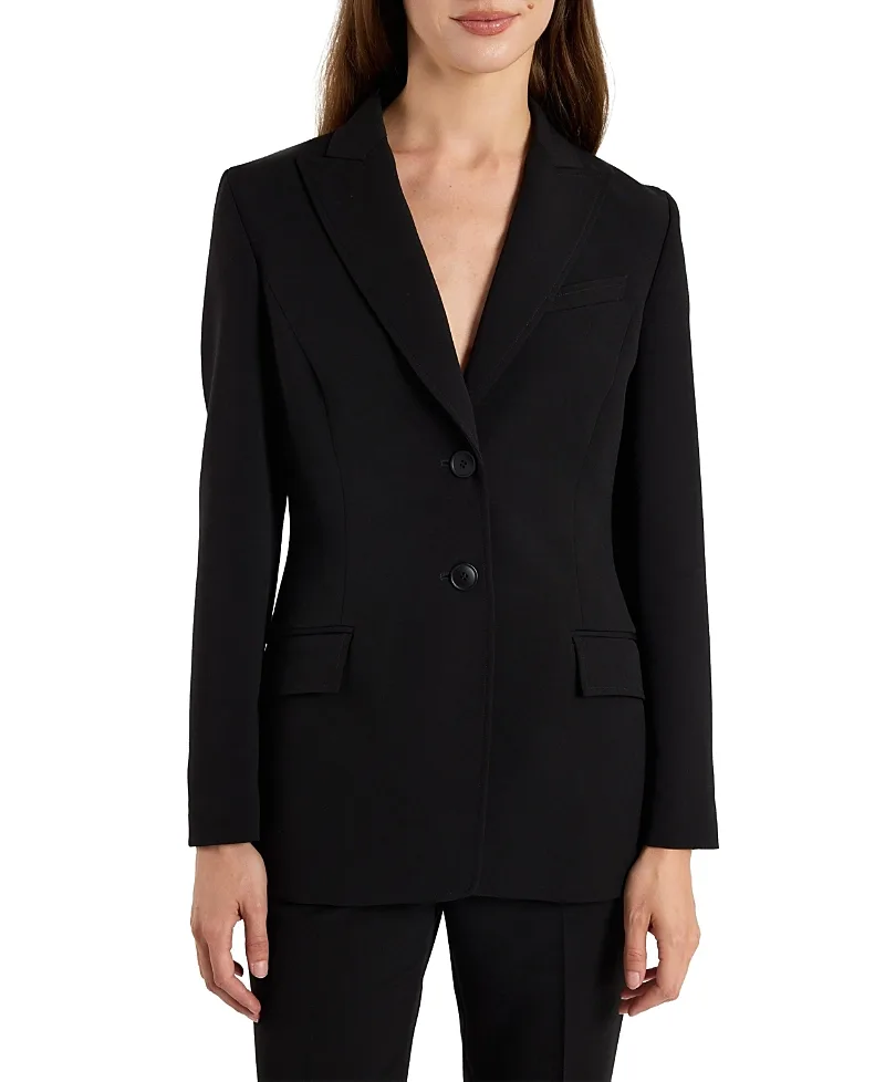 Enrica Two-Button Sleek Tailored Jacket