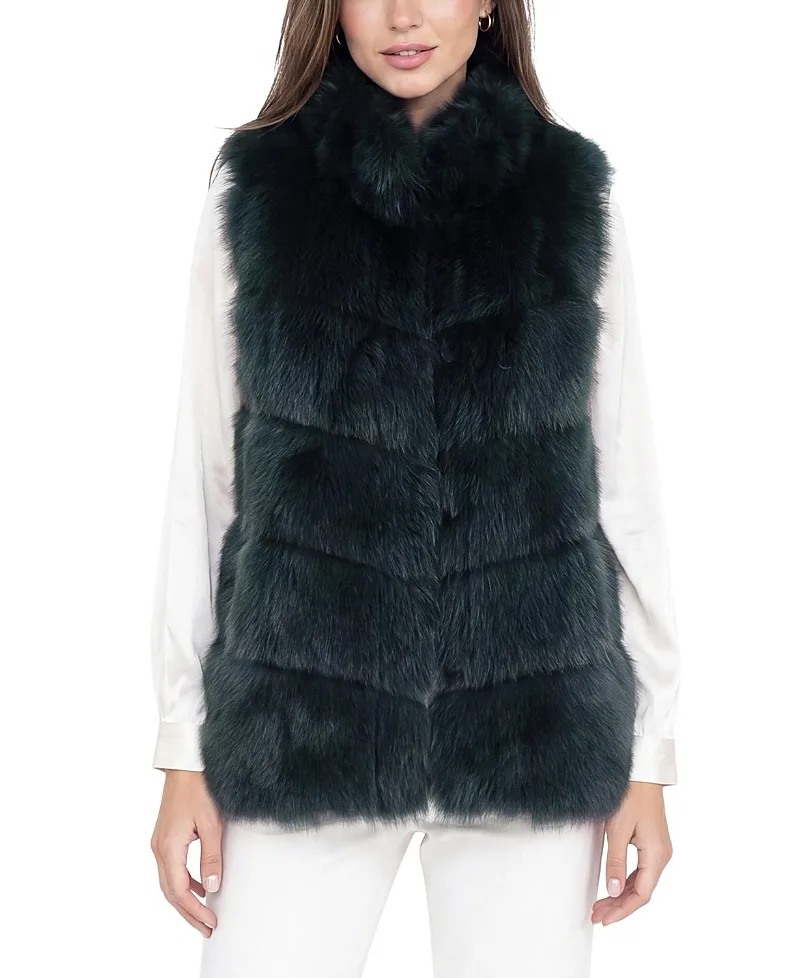 Reversible Merinillo Shearling Lamb Vest by Gorski