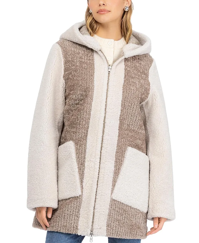 Reversible Select Shearling Lamb Zip Parka by Gorski