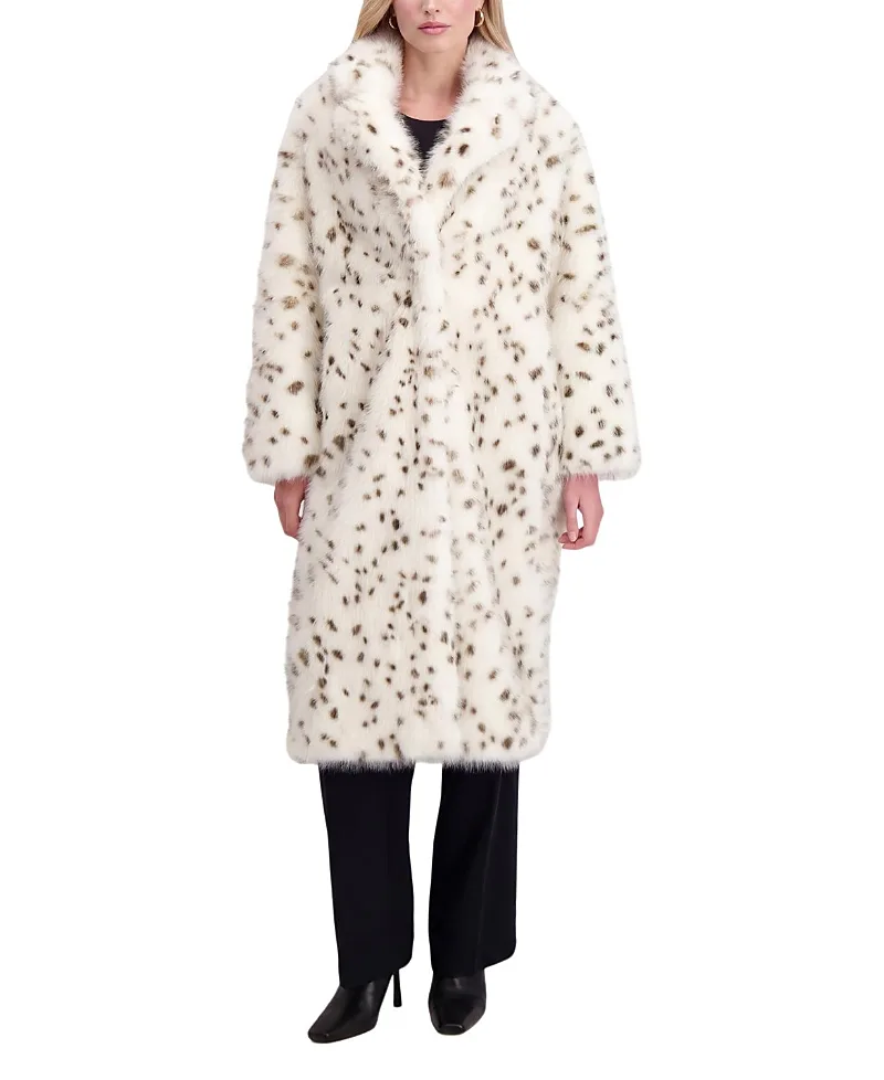 Faux Fur Fox Coat by Lyla Grant
