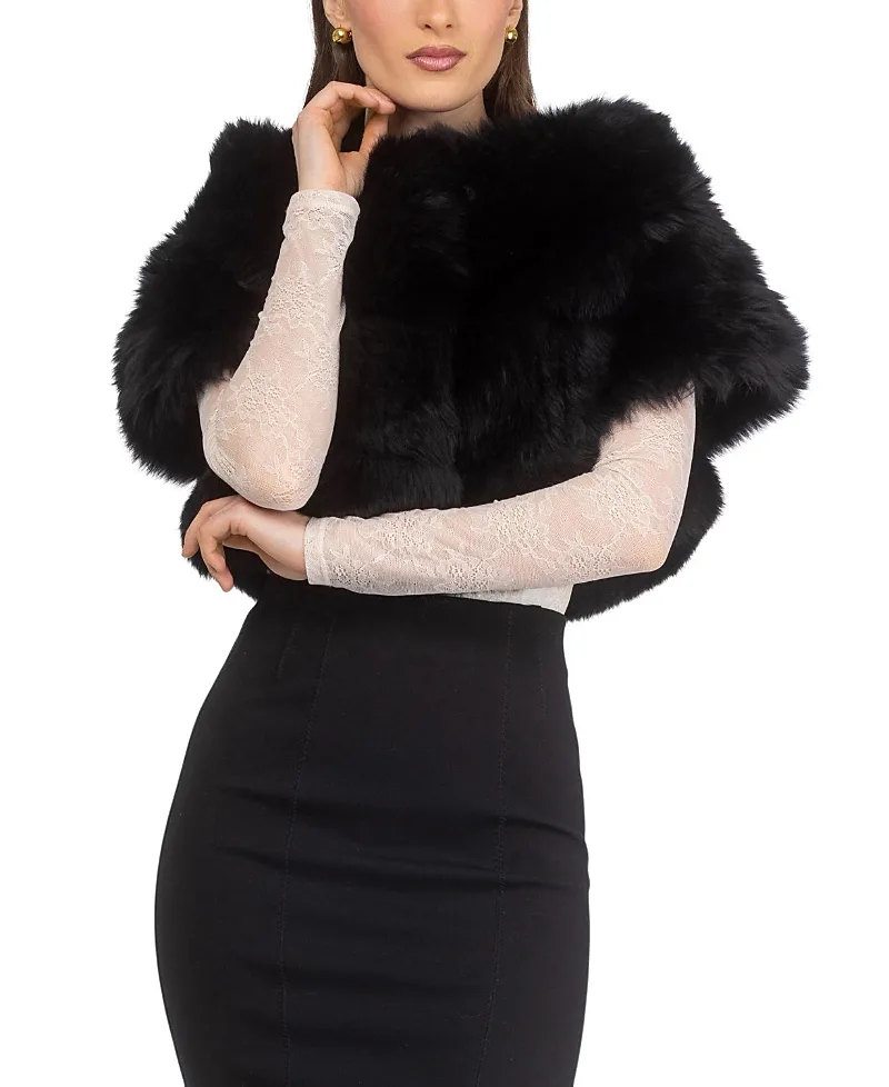 Merinillo Shearling Lamb Capelet by Gorski