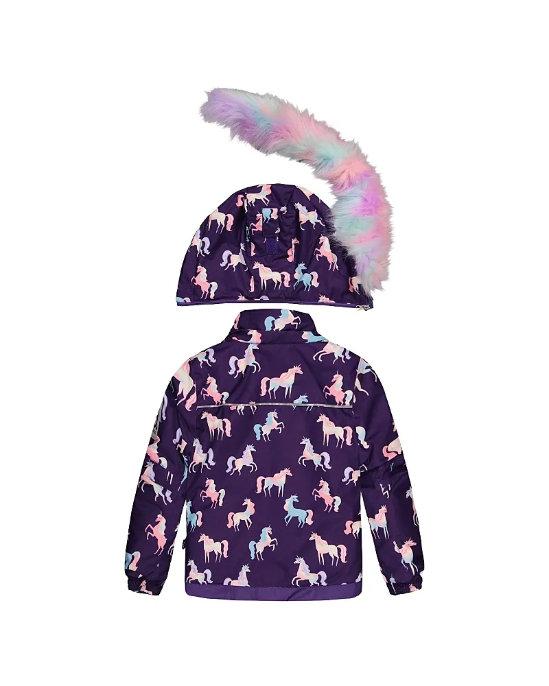 Play Unicorn Jacket & Reinforced Pants Two Piece Snowsuit by Deux Par Deux