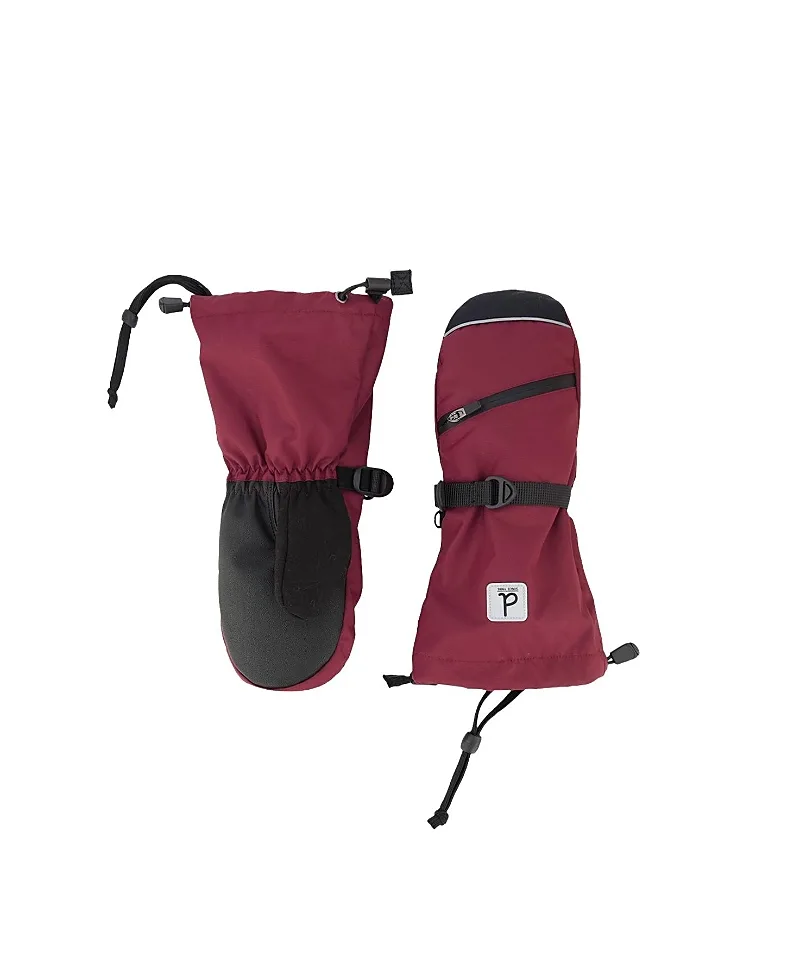 Teknik Waterproof Zipper Pocket Winter Mittens by Deux Par Deux