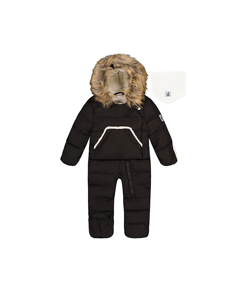 Snug Fleece Neckwarmer One Piece Snowsuit by Deux Par Deux
