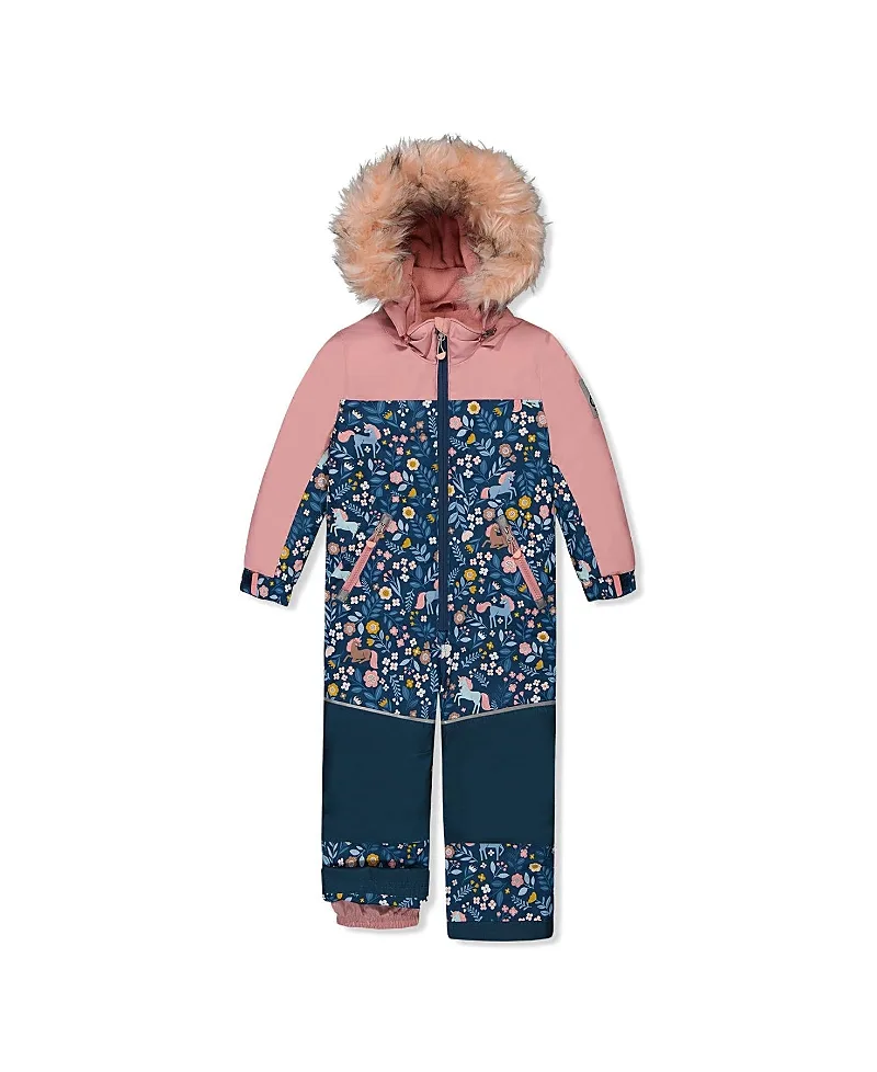 Discover Unicorn Detachable Hood One Piece Snowsuit by Deux Par Deux