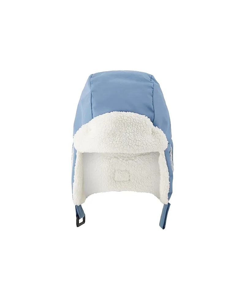 Winter Fleece Earflap Button Strap Chapka by Deux Par Deux