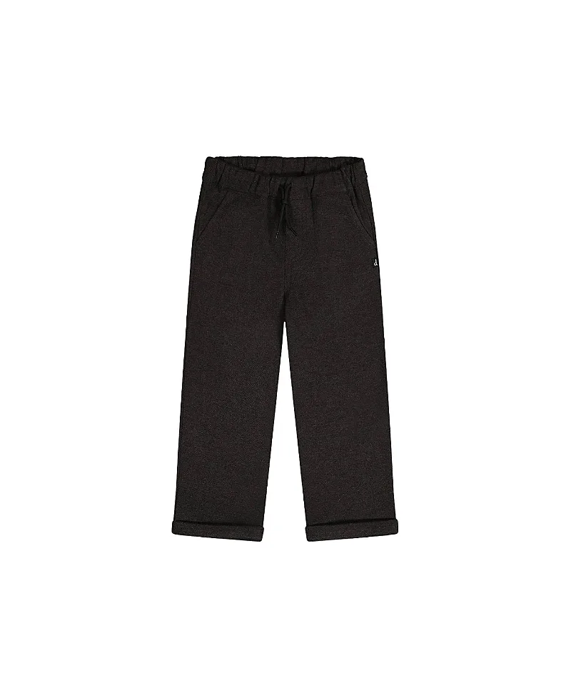 Stretch Twill Elastic Waist Side Pocket Pants by Deux Par Deux