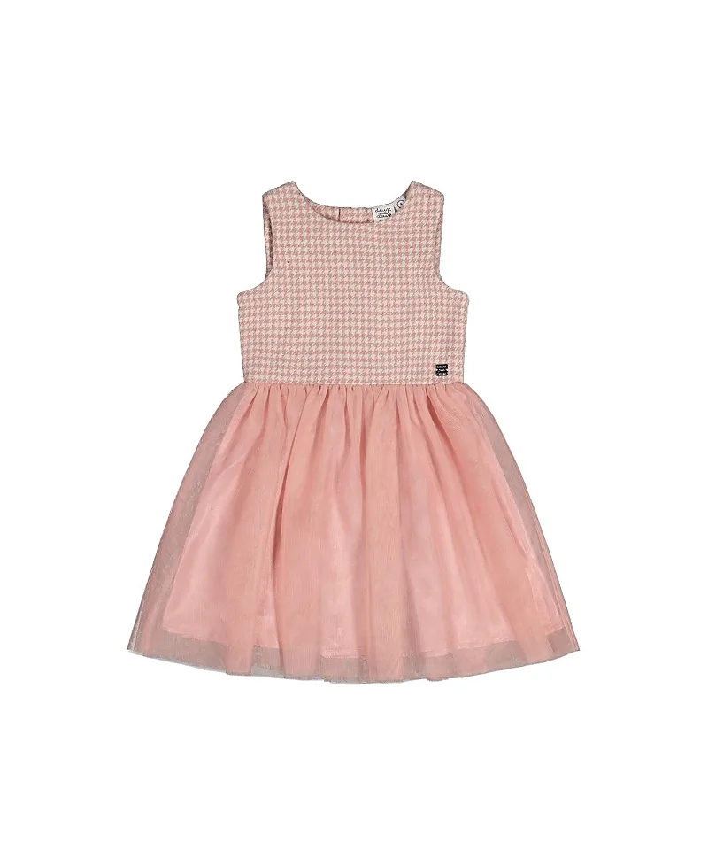 Elegant Sleeveless Bi-Material Dress by Deux Par Deux
