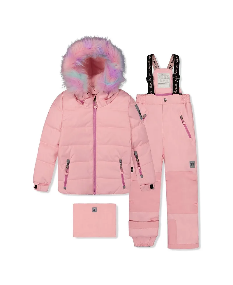 Play Faux Hood Jacket & Pants Two Piece Snowsuit by Deux Par Deux