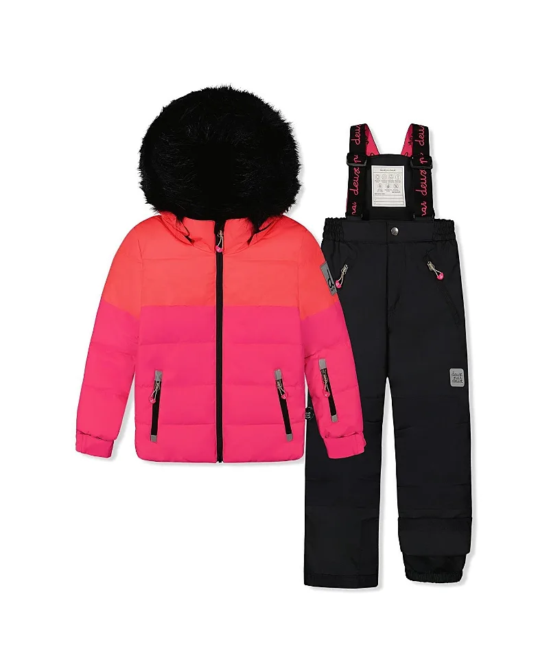 Play Colorblock Jacket & Pants Two Piece Snowsuit by Deux Par Deux