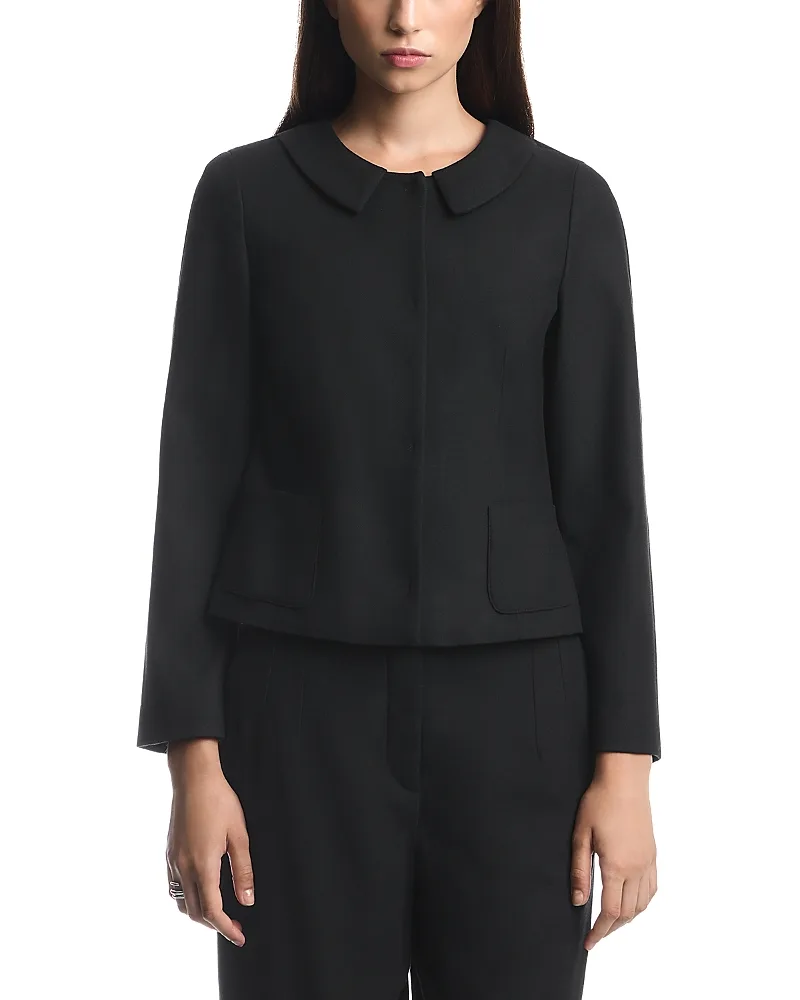 Emporio Armani Collared Stretch Blend Blazer by Armani