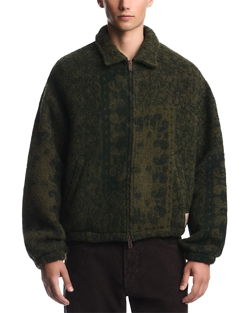 Emporio Armani Wool Blend Blouson Jacket by Armani