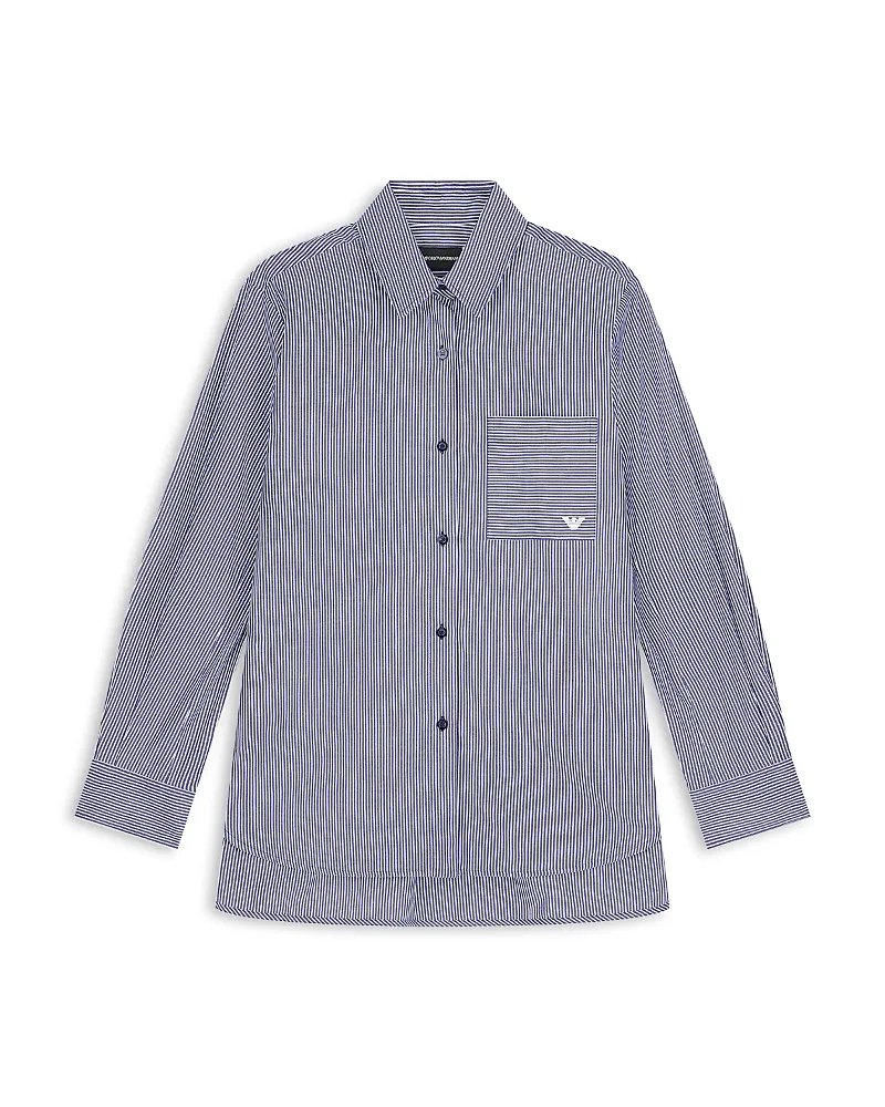 Emporio Armani Cotton Poplin Shirt by Armani